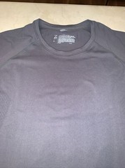 ZELLA MENS MEDIUM GREY SEAMLESS PERFORMANCE T-SHIRT SIZE X-LARGE $49