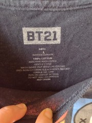 BT21 T Shirt Large Black