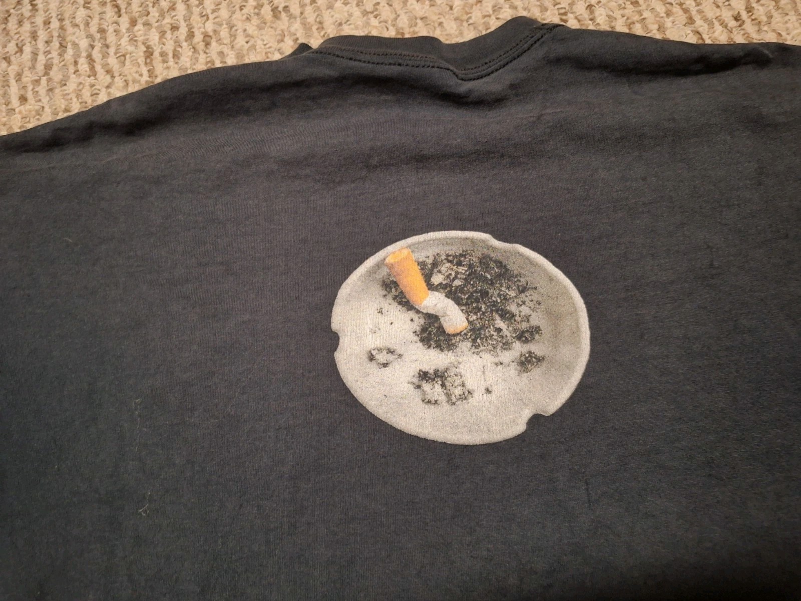 Vintage 00s Westchester Anti Smoking Cigarette XL T-shirt Grunge Distressed gallery