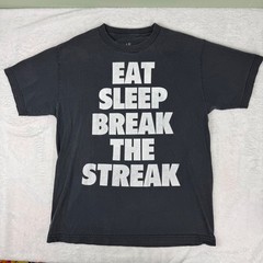 WWE Brock Lesnar Eat Sleep Break The Streak Paul Heyman Shirt Black Medium 2014
