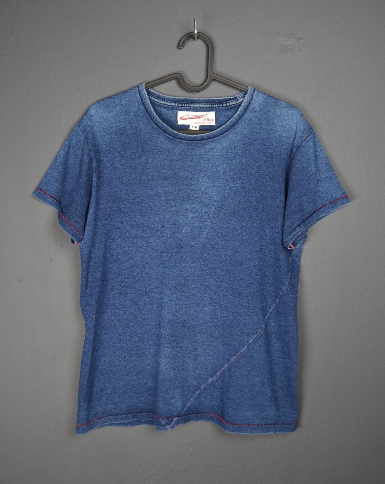 18Waits S size Indigo Tornado Seam T-shirt Thrashed