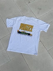 Vintage Y2K Benetton Formula 1 Racing Team Short Sleeve T-Shirt Adult M White
