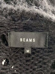 BEAMS Knit Sweater (Lightweight) Size M Nylon Black 11-15-1719-803
