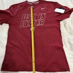 USC Trojans Nike College Rivalry Fast Is Faster Chrome Foil Tee Shirt Crimson
