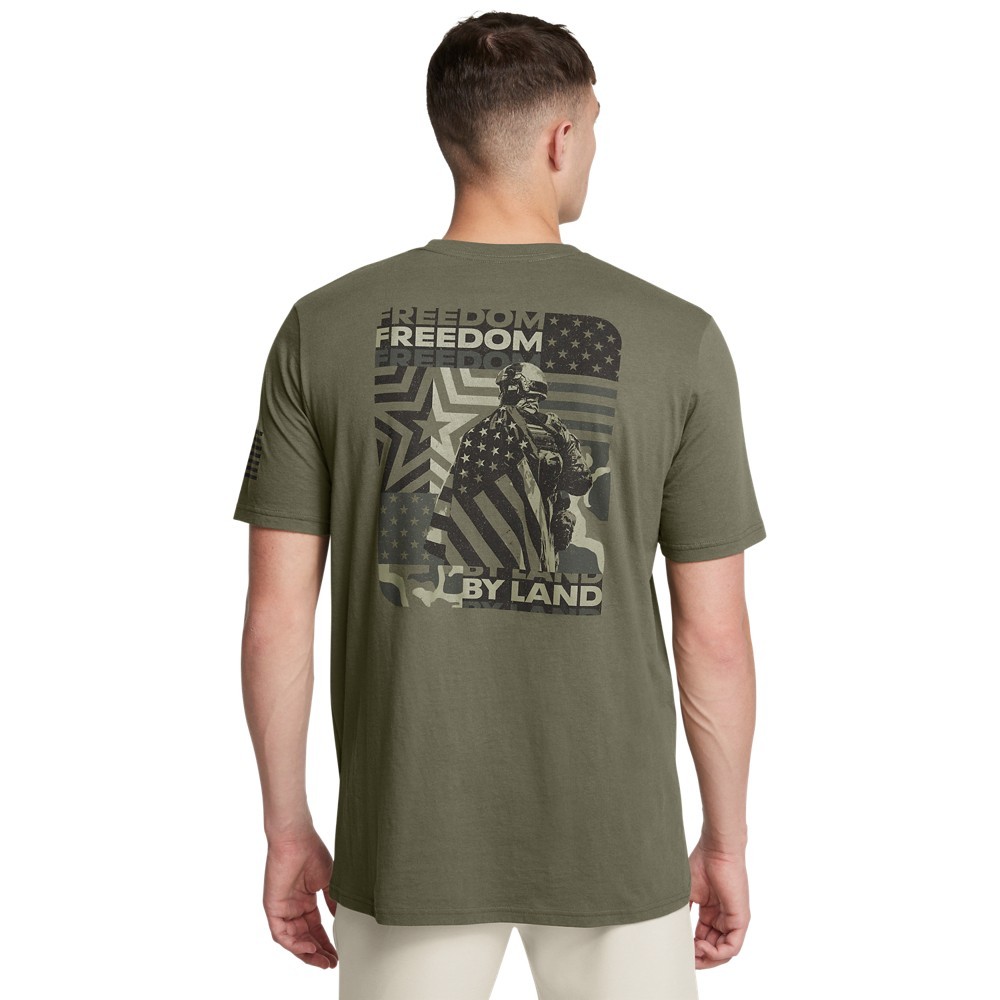 Under Armour 1386739 Men's UA Freedom By Land Graphic Tee Short Sleeve T-Shirt gallery