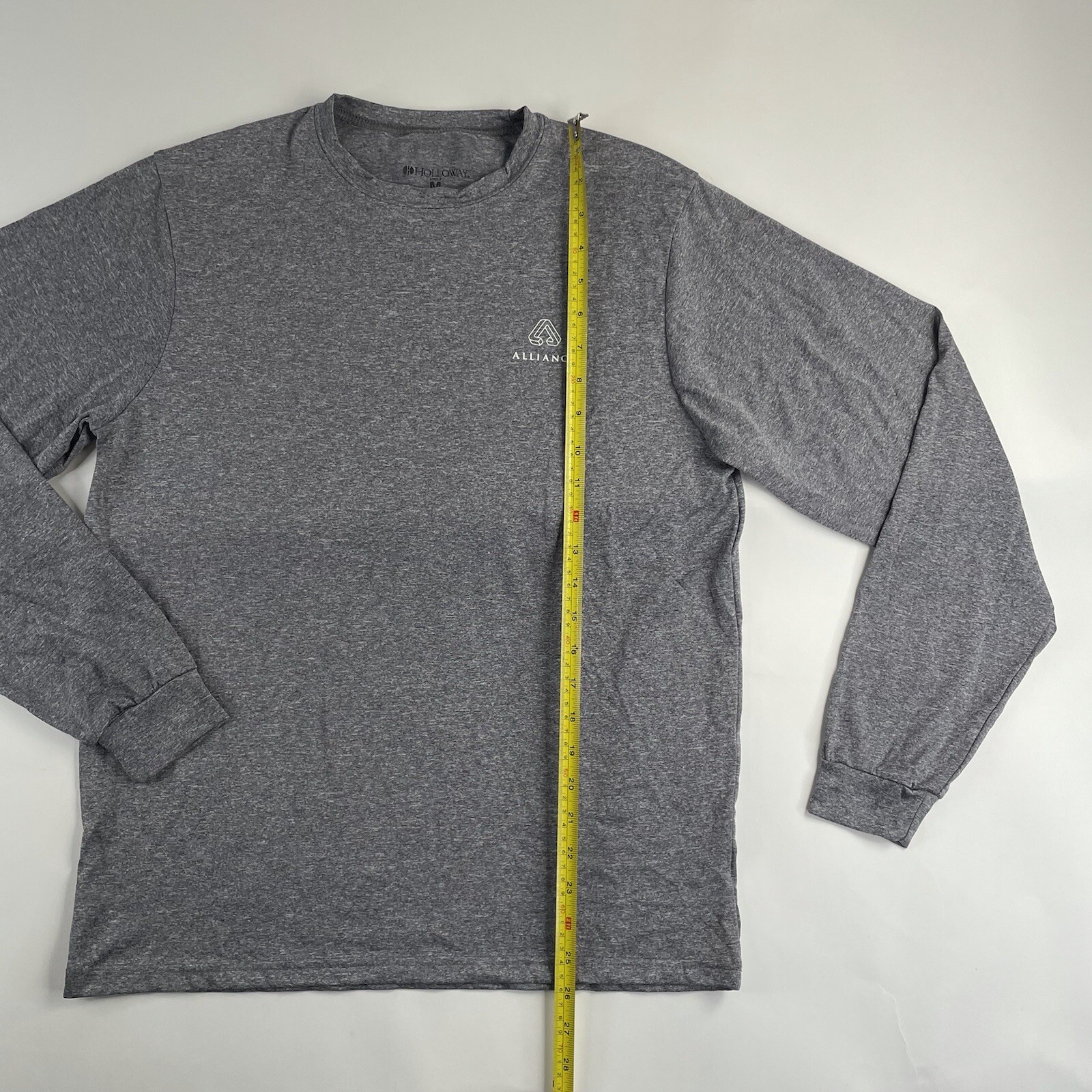 Holloway Alliance Shirt Medium Grey Mens Long Sleeve Activewear Used Casual gallery