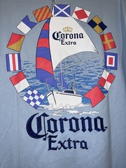 NWT Official Corona Extra Sailboat Blue Men’s Size Medium T-Shirt New
