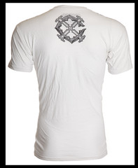 XTREME COUTURE by AFFLICTION White DESTINY Short Sleeve Slim Fit T-shirt NWT