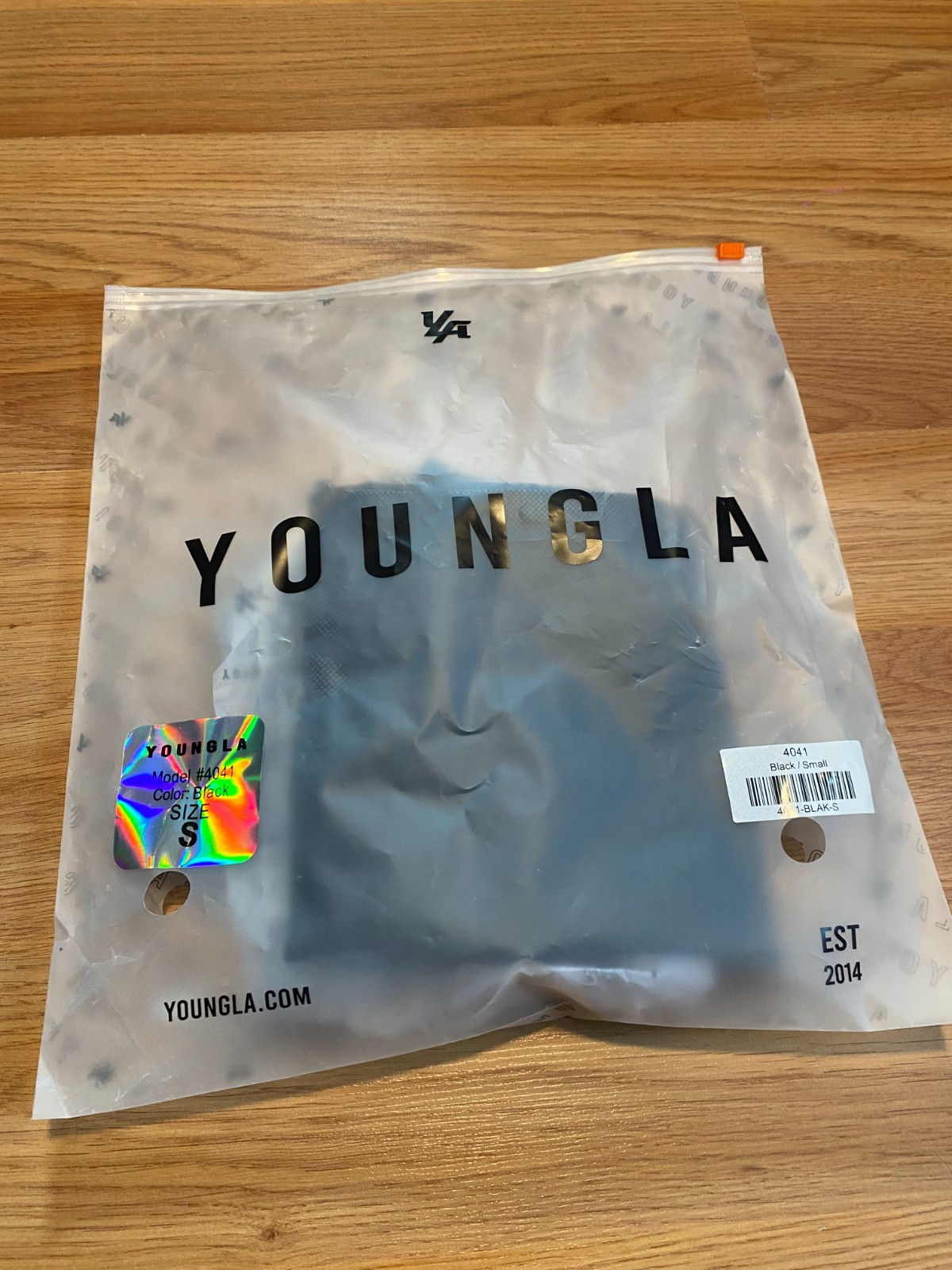 YoungLA Warrior Compression Tee Men's S Black/Gray Short Sleeve Crew gallery