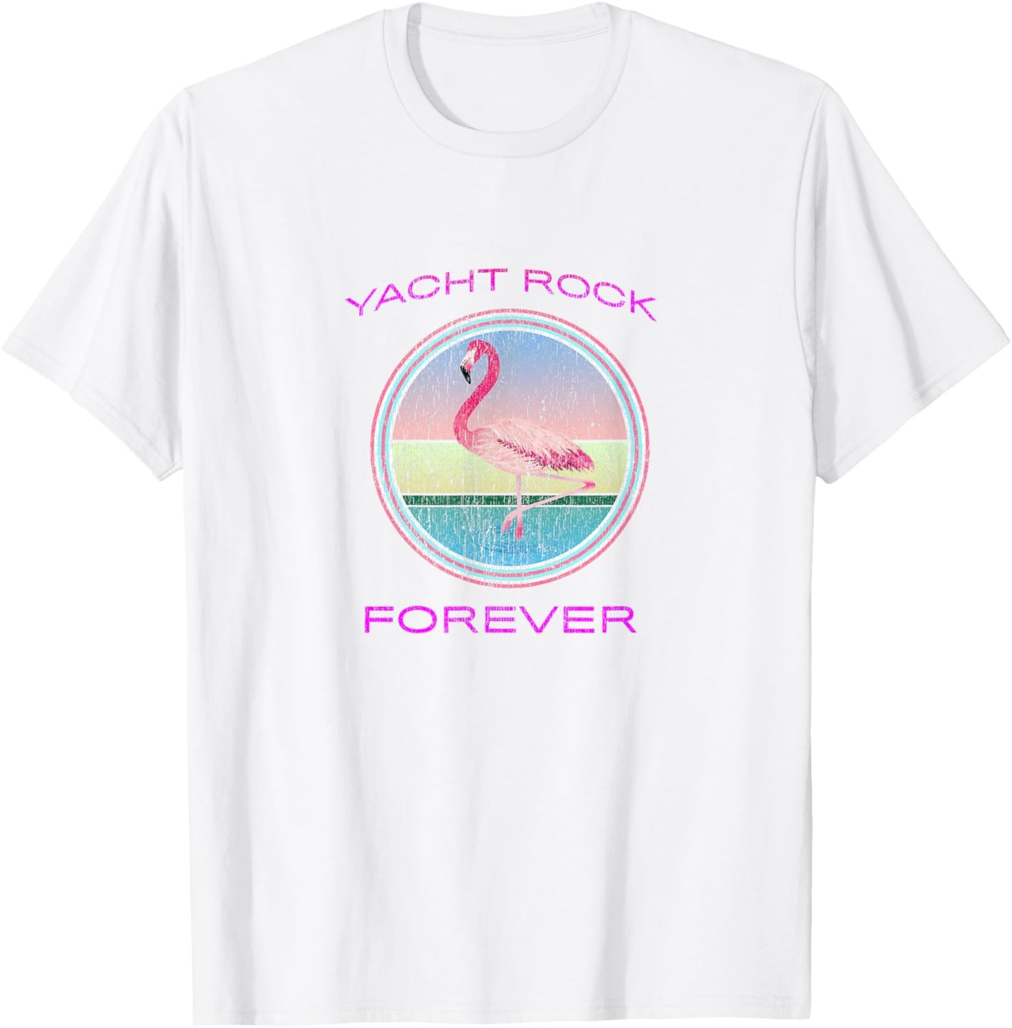 Yacht Rock Forever T-Shirt 80s Retro Faded gallery