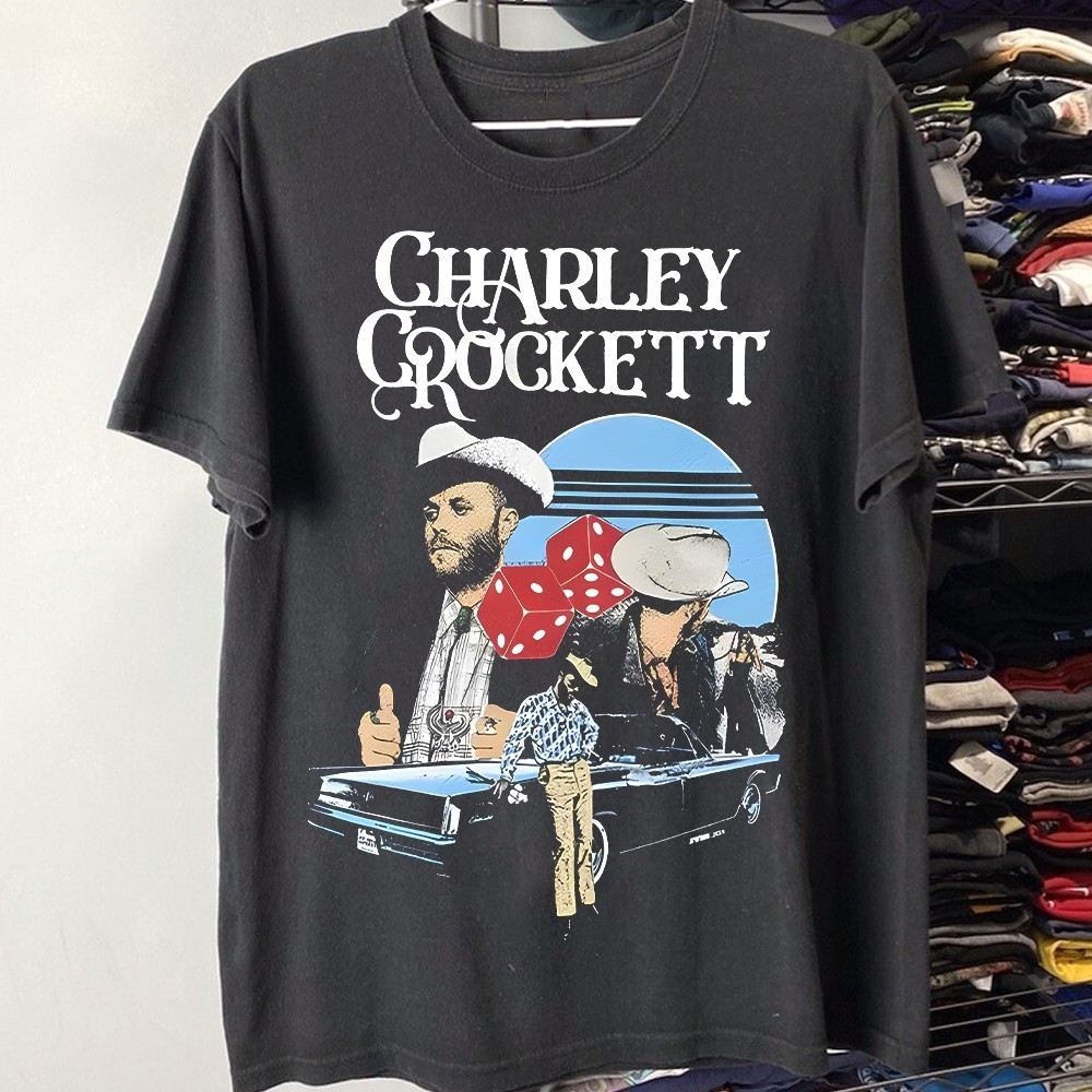 Retro Charley Crockett Tour Unisex All Size Shirt 22D15 gallery