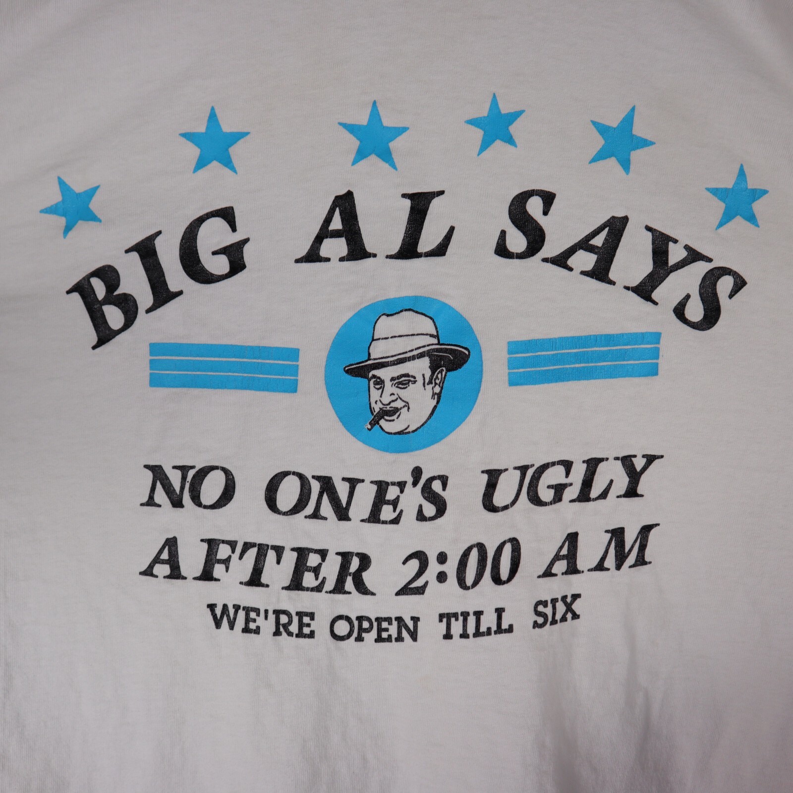 Vintage 90s Midnite Hour Lounge Cicero Illinois Al Capone Shirt Adult XL 23x26 gallery