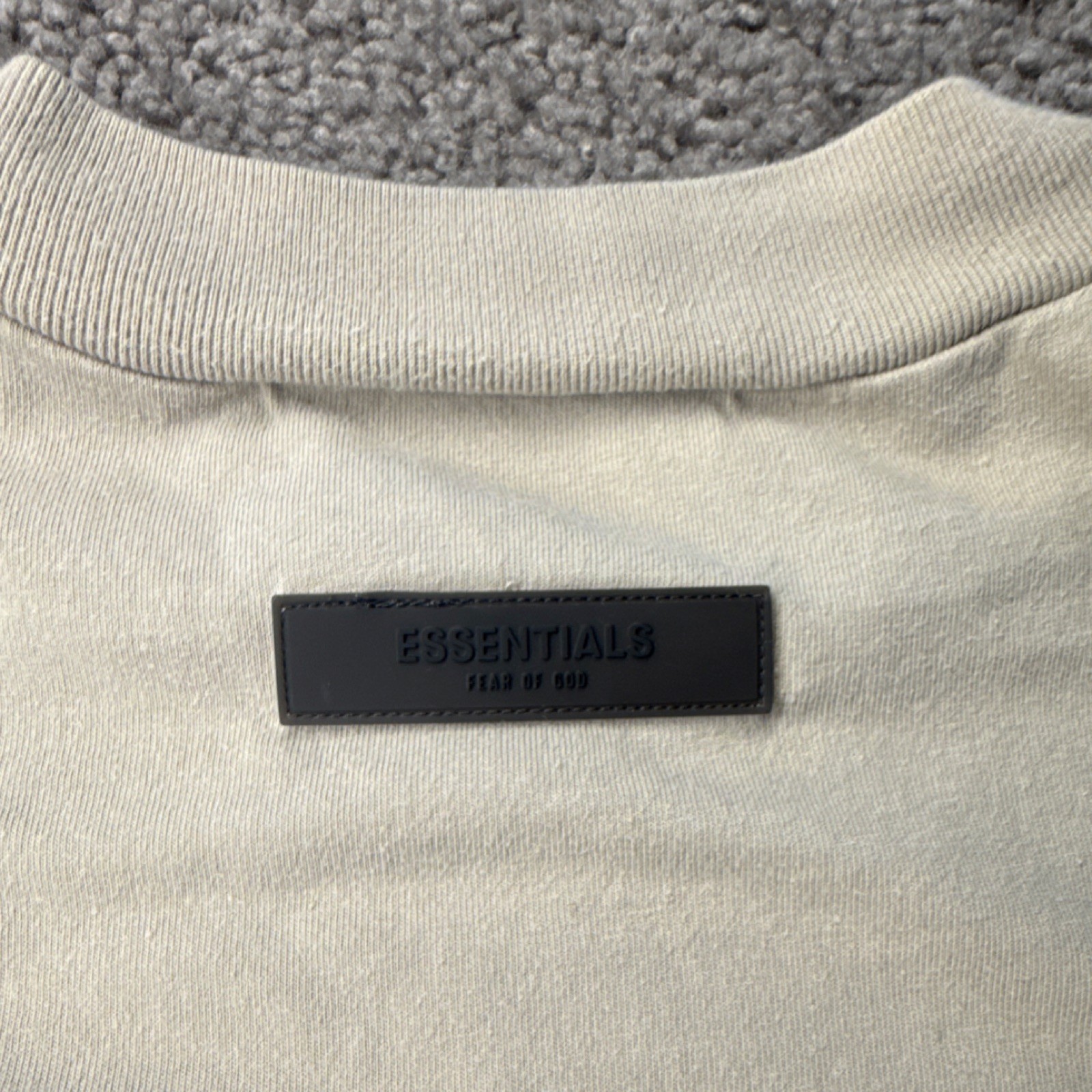 Essentials Fear of God ESSENTIALS Beige Logo Crew Neck Cotton Jersey Tee XXS gallery