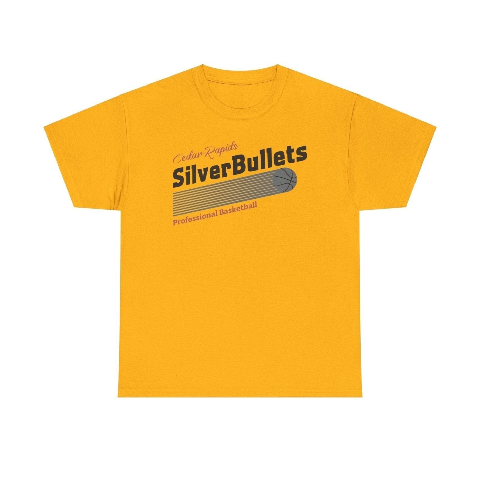 Cedar Rapids Iowa Silver Bullets CBA '88-91 T-shirt gallery