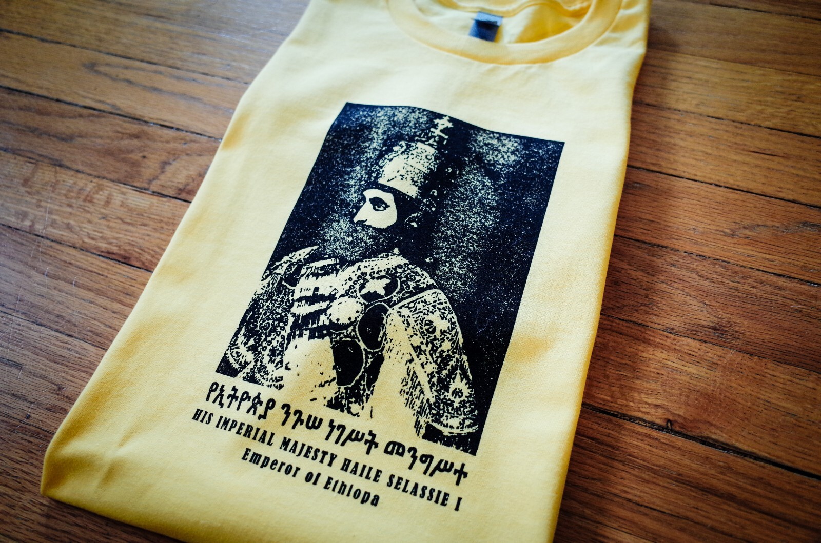 Vintage Haile Selassie I T-Shirt, Jah Rastafari, Africa, Rasta, Ethiopia, Reggae gallery
