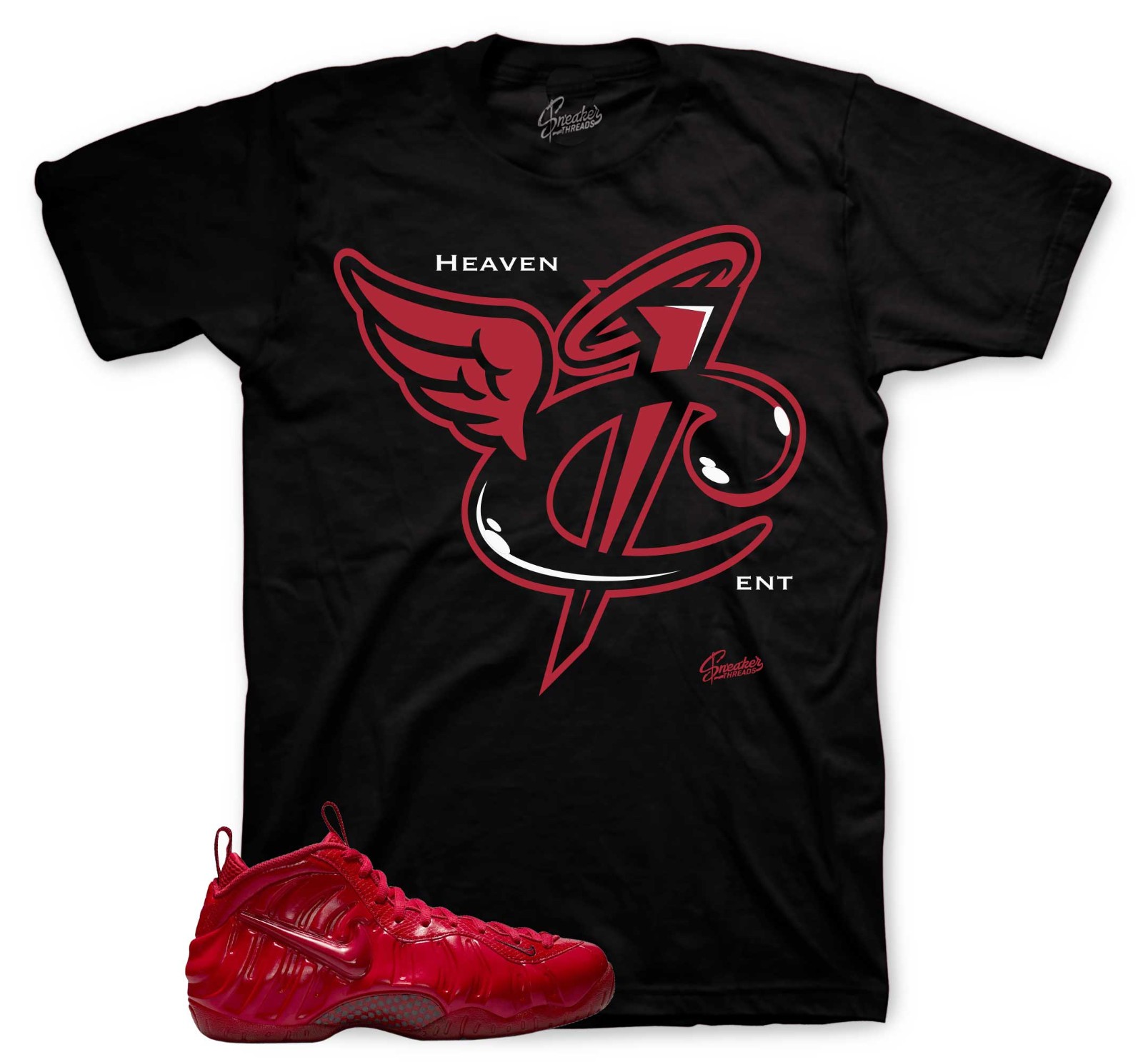 T-Shirt To Match Foamposite Gym Red Sneakers - Heaven Cent Sneaker Tees gallery