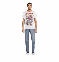 Marvel Men’s Superhero White Graphic Short Sleeve T-shirt Size 3XL Chest 54″ NWT