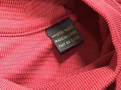 Bugatchi Uomo Men’s Large Long Sleeve Pullover Red Knit Base Layer Thermal