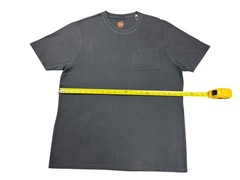 Common People Popcorn Texture Shirt Garment Dye Relaxed Fit Gray M Ribbed Sleek