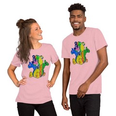 Unisex t-shirt rainbow bear