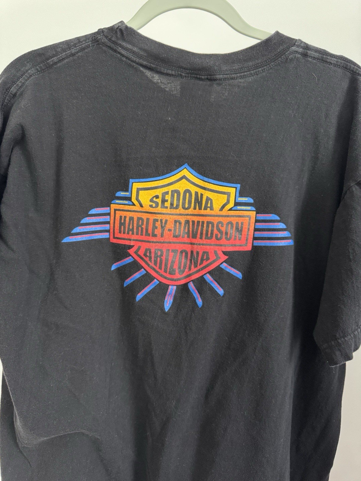 Harley-Davidson Sedona AZ Tee L | Vintage Biker Graphic | Black | Exc Condition gallery