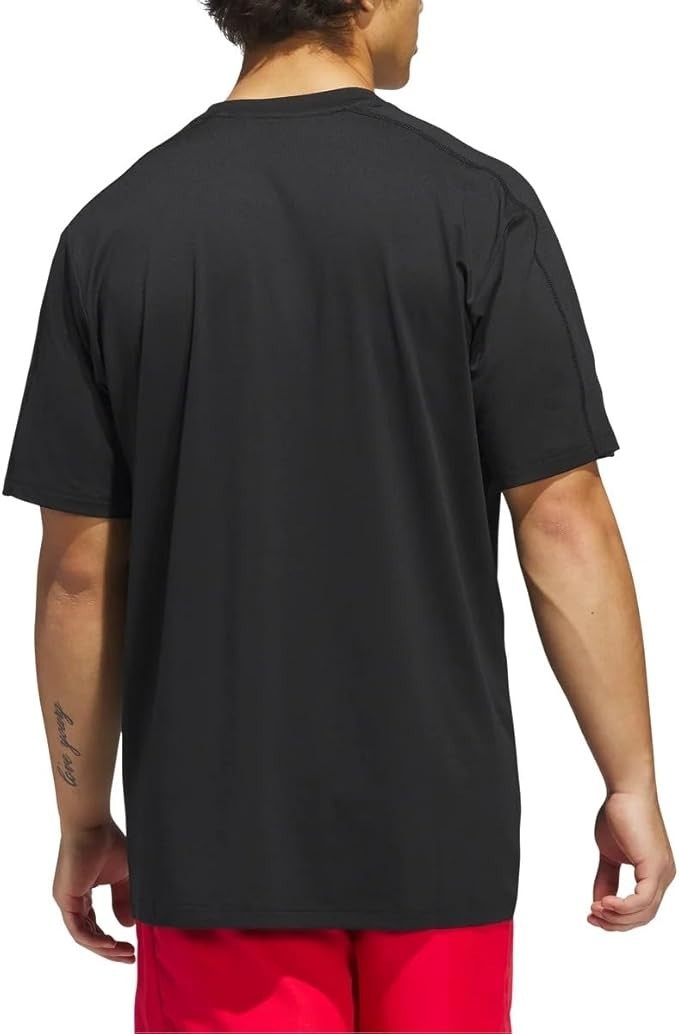 NEW Men's Adidas Black Active Tee Shirt Size XLarge Moisture Wicking gallery
