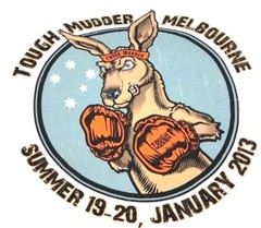 NEW TOUGH MUDDER MELBOURNE KANGAROO T SHIRT MEN CHALLENGE GYM JOG RUN SPORT T66