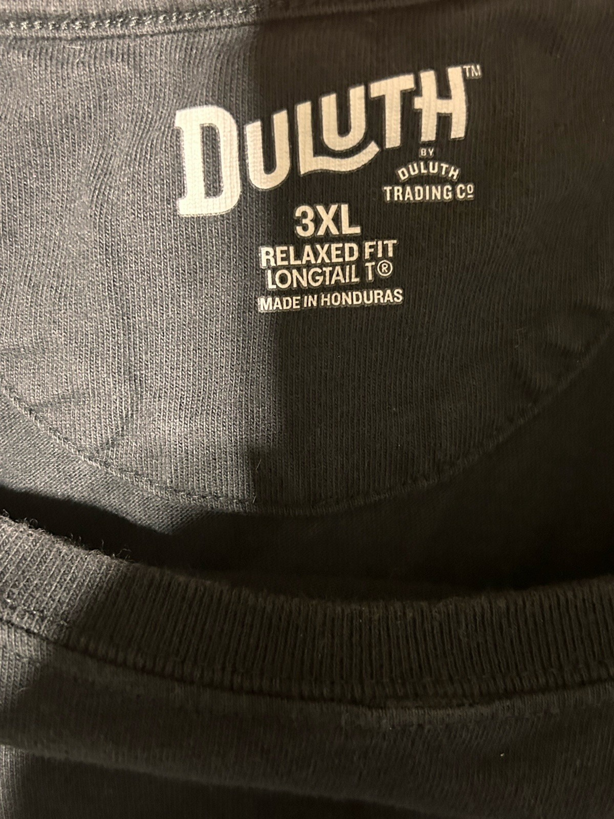 Duluth Trading Longtail T-Shirt Men’s 3XL Black Relaxed Fit Pocket Crewneck gallery
