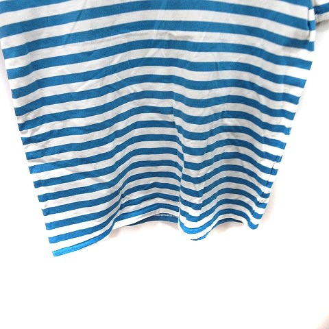 Journal Standard Tshirt Cut and Sew Border Short Sleeve L Blue White /YI Men's gallery