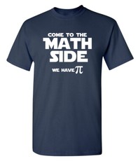 Math Side Sarcastic Humor Graphic Novelty Super Soft Ring Spun Funny T Shirt