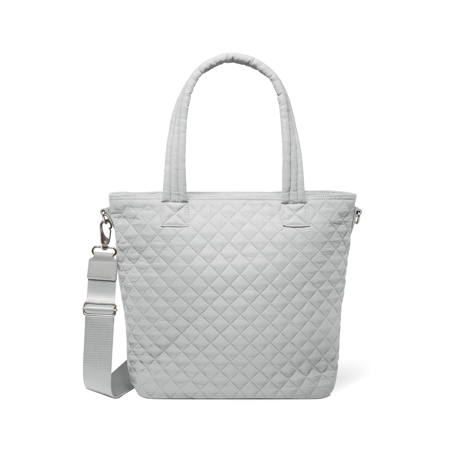 Quilted Tote Bag for Women | Medium Tote Purse with Compartments & Laptop Sle... gallery