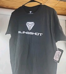 Polaris Slingshot Mens Black Solid Graphic T-Shirt Size L.