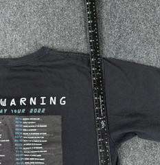 Official The Warning Mayday Tour 2022 Band Dates Mens L Black Concert T Shirt