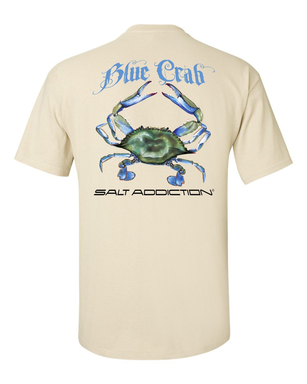Salt Addiction Saltwater Blue Crab Fishing Short Sleeve T Shirt Ocean gallery