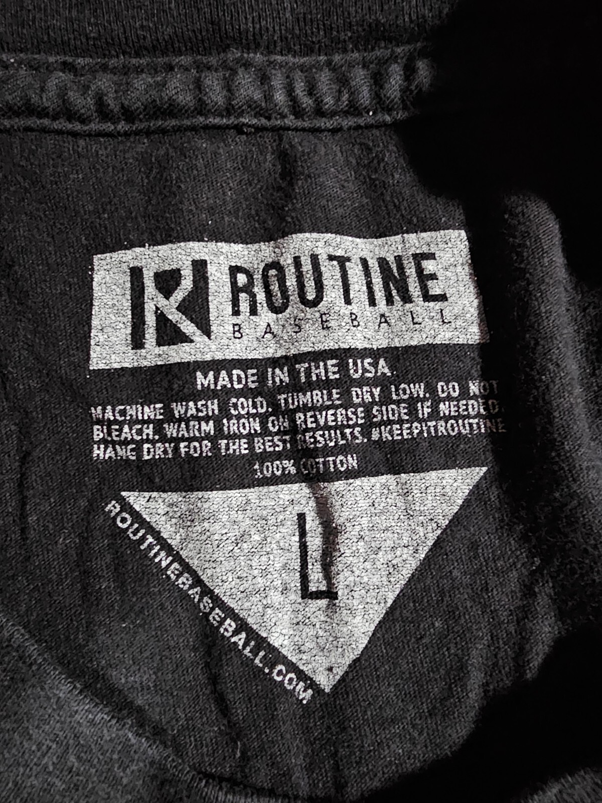 routine baseball tshirt shagger swagger Large made in USA gallery