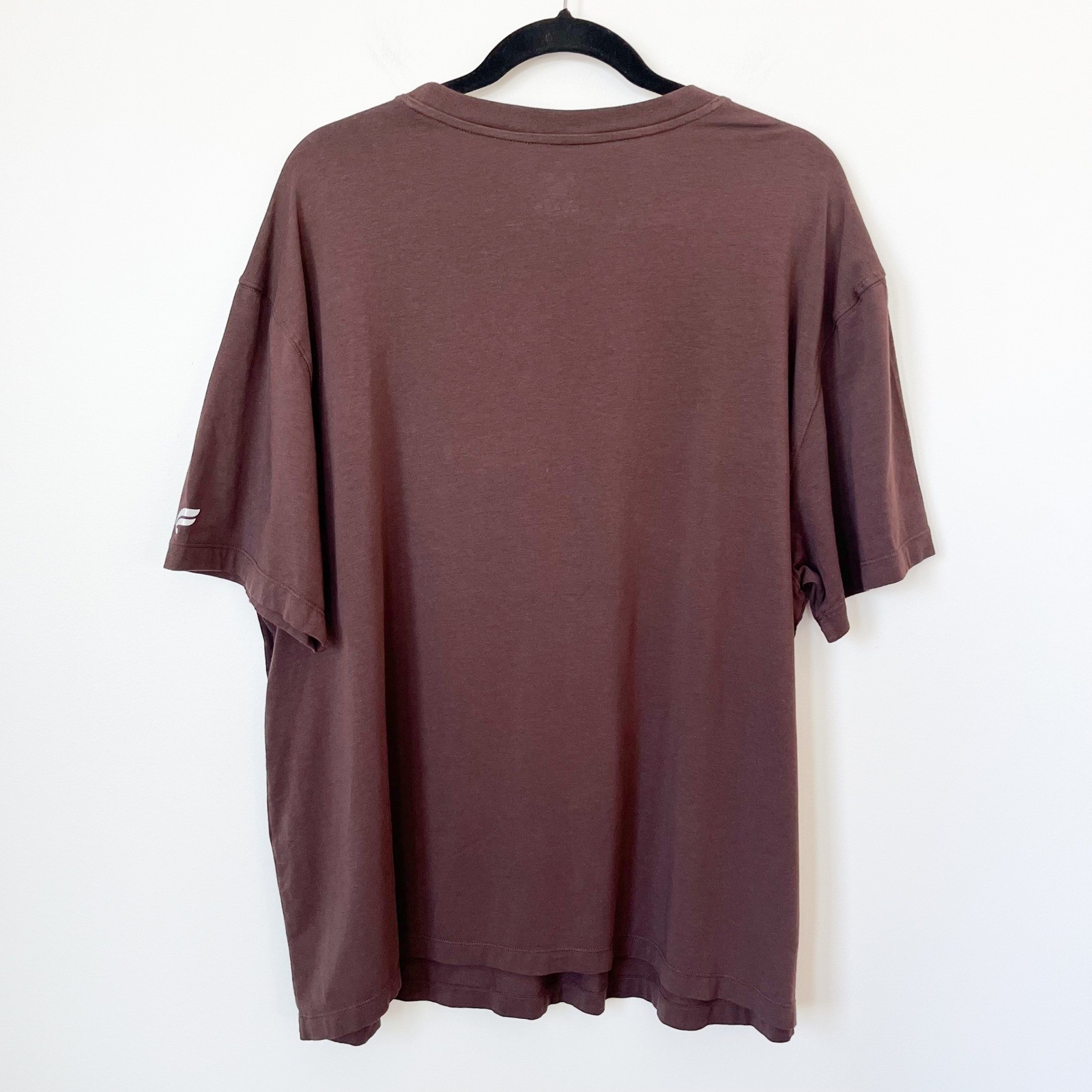 Fabletics Short Sleeve T-Shirt Mens 2X Chocolate Brown Cotton Modal Stretch gallery
