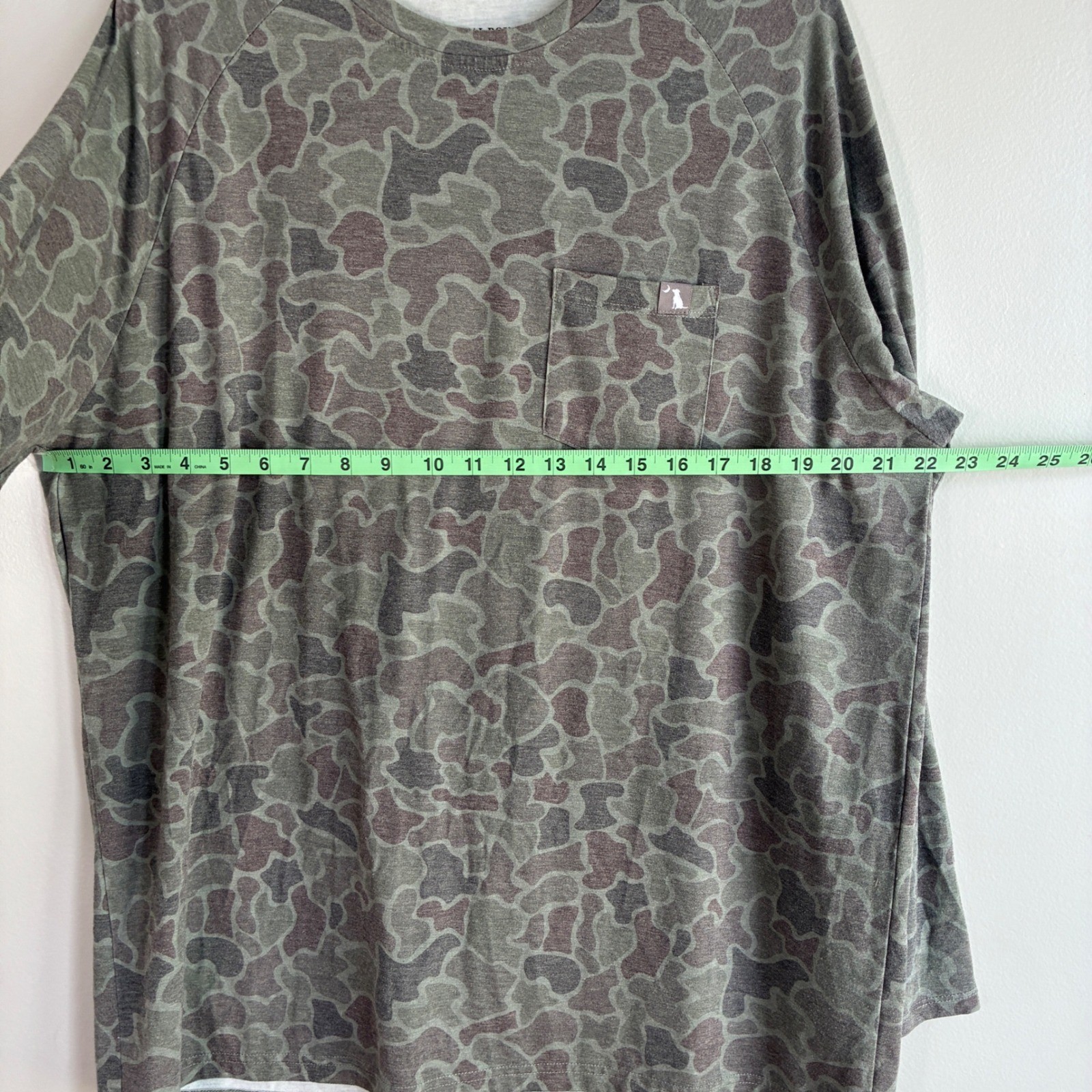 Local Boy Outfitters Shirt Mens XL Green Camo Long Sleeve Bamboo Blend Pocket gallery