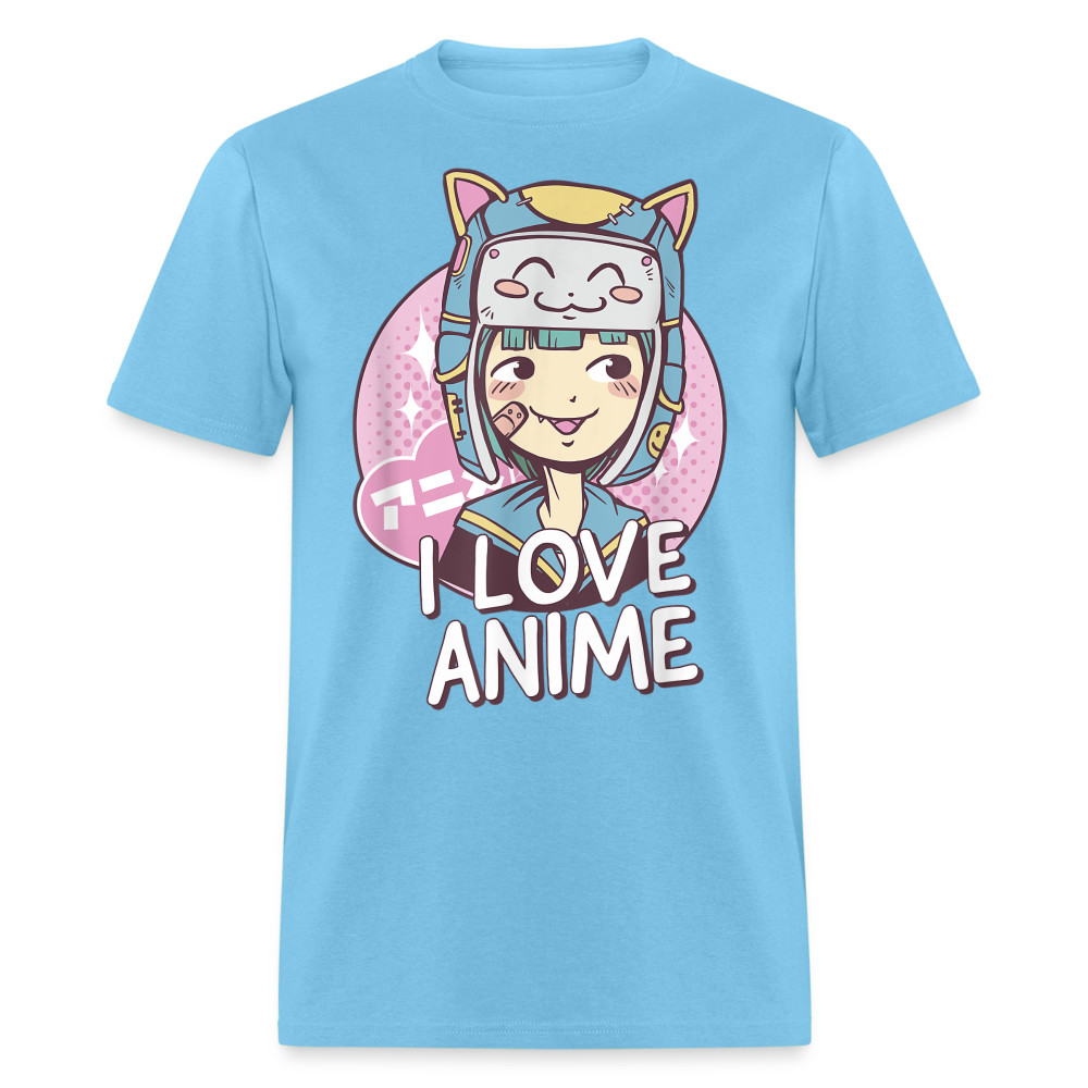 Cute Anime Girl Kawaii Style I Love Anime Quote Gift T-Shirt gallery