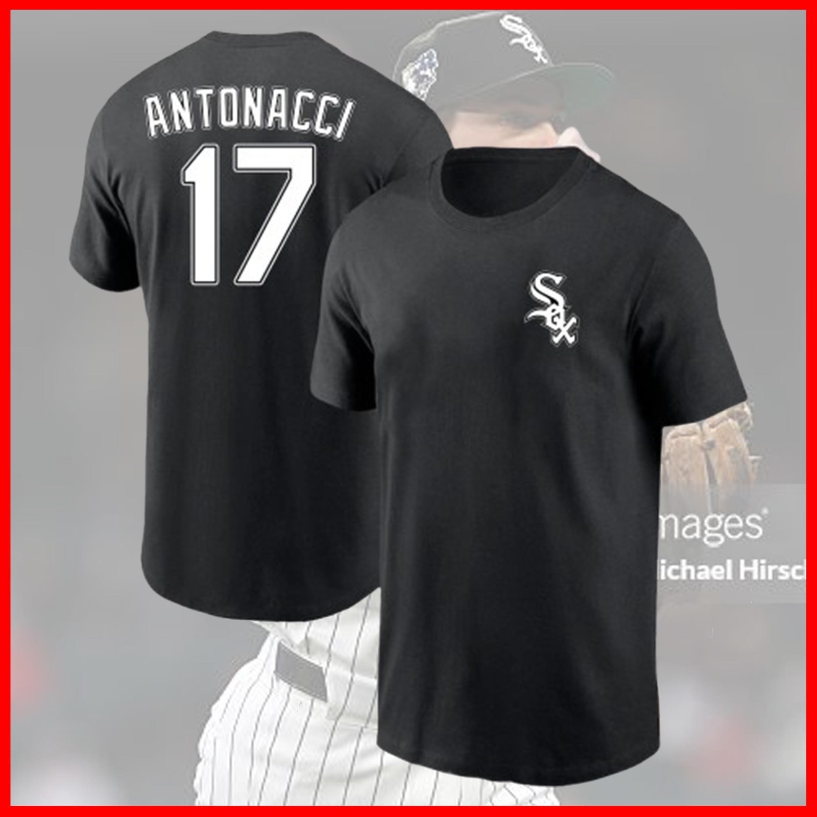 🔥 2026 Sam Antonacci #17 Chicago Baseball Team Name & Number Gifts For Fan gallery