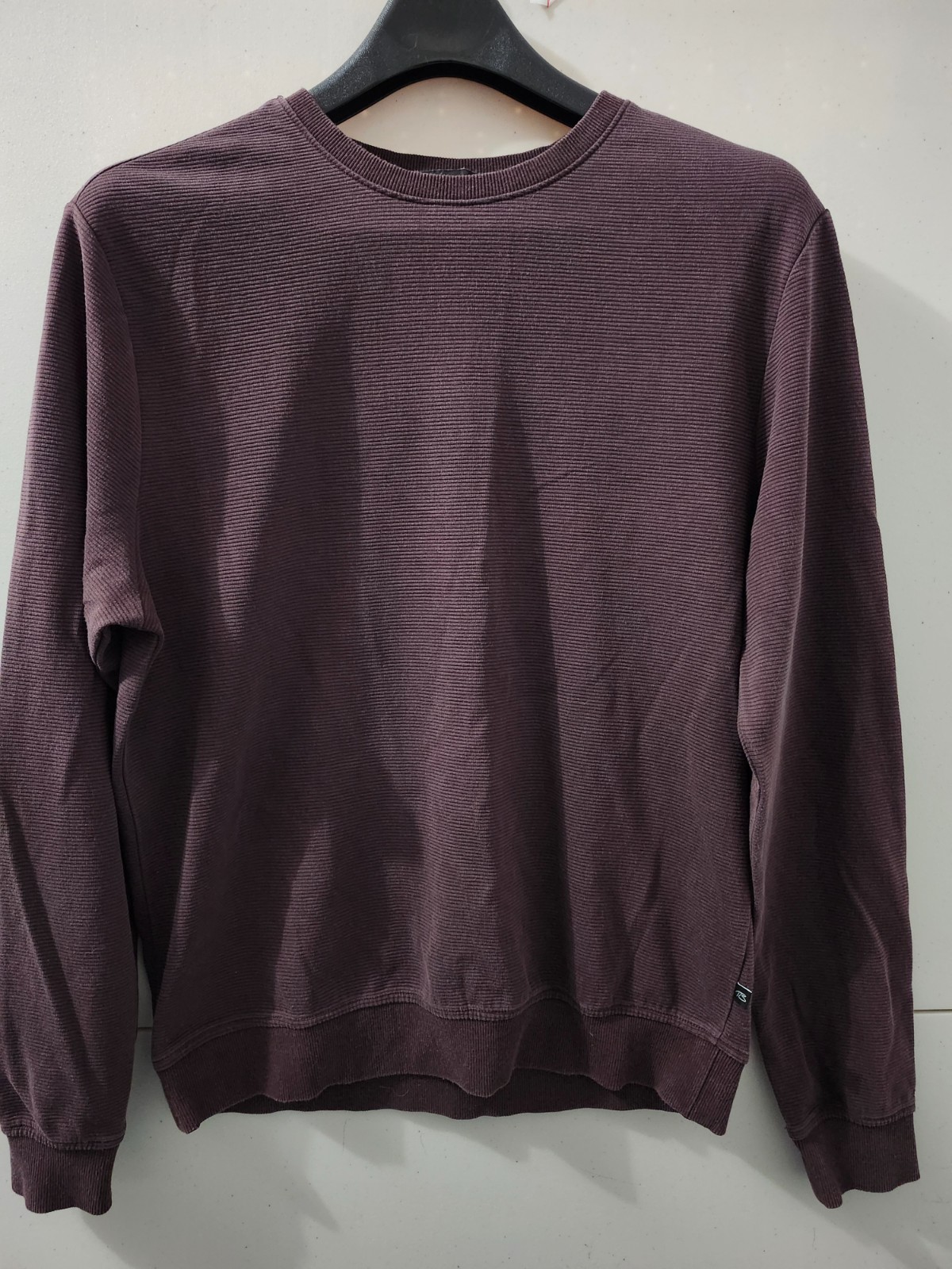 Robert Barakett Shirt Sweater Mens M Ilford Crew Long Sleeve Rib Texture Stretch