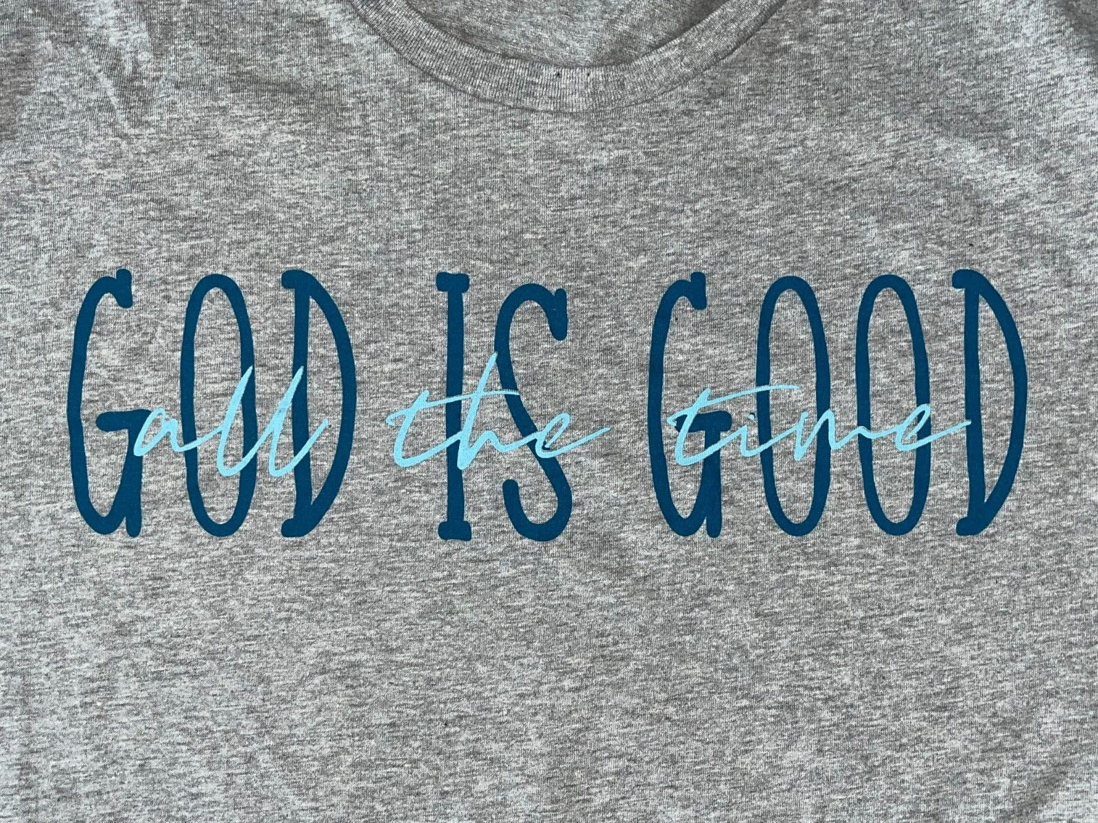 T-shirt "God is Good All the Time" Long Sleeve Shirt Christian Soft - S M L XL gallery