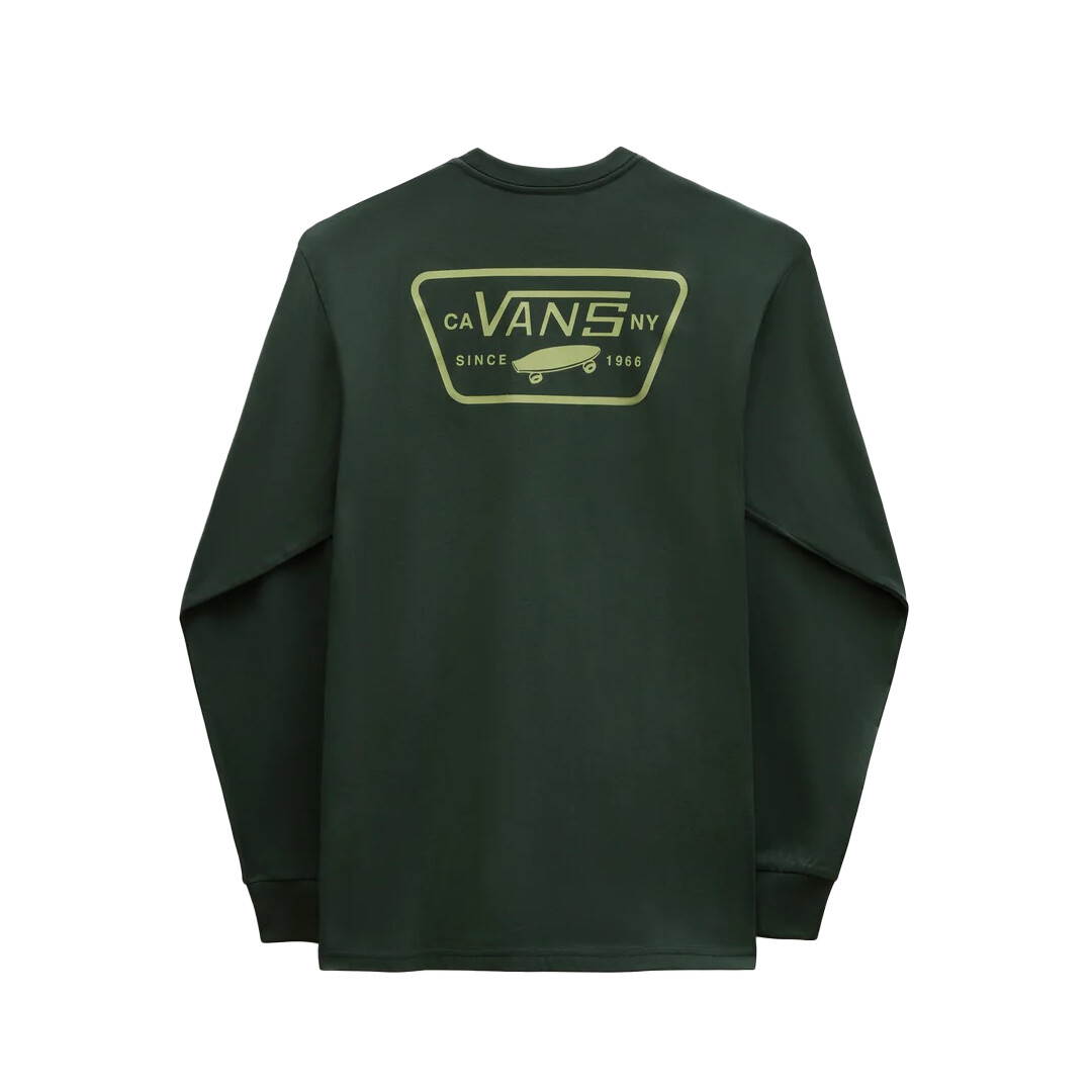 Vans “Full Patch Back” Long Sleeve Tee (Deep Forest Winter) T-Shirt