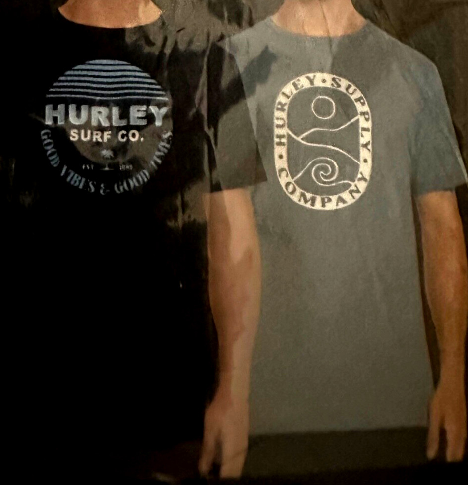 HURLEY MENS TWO PACK GRAPHIC TEE COLOR/SIZE VARY