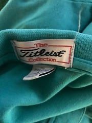 Titleist Golf Polo shirt Oak Tree Large L Buttons OakTree see description c10