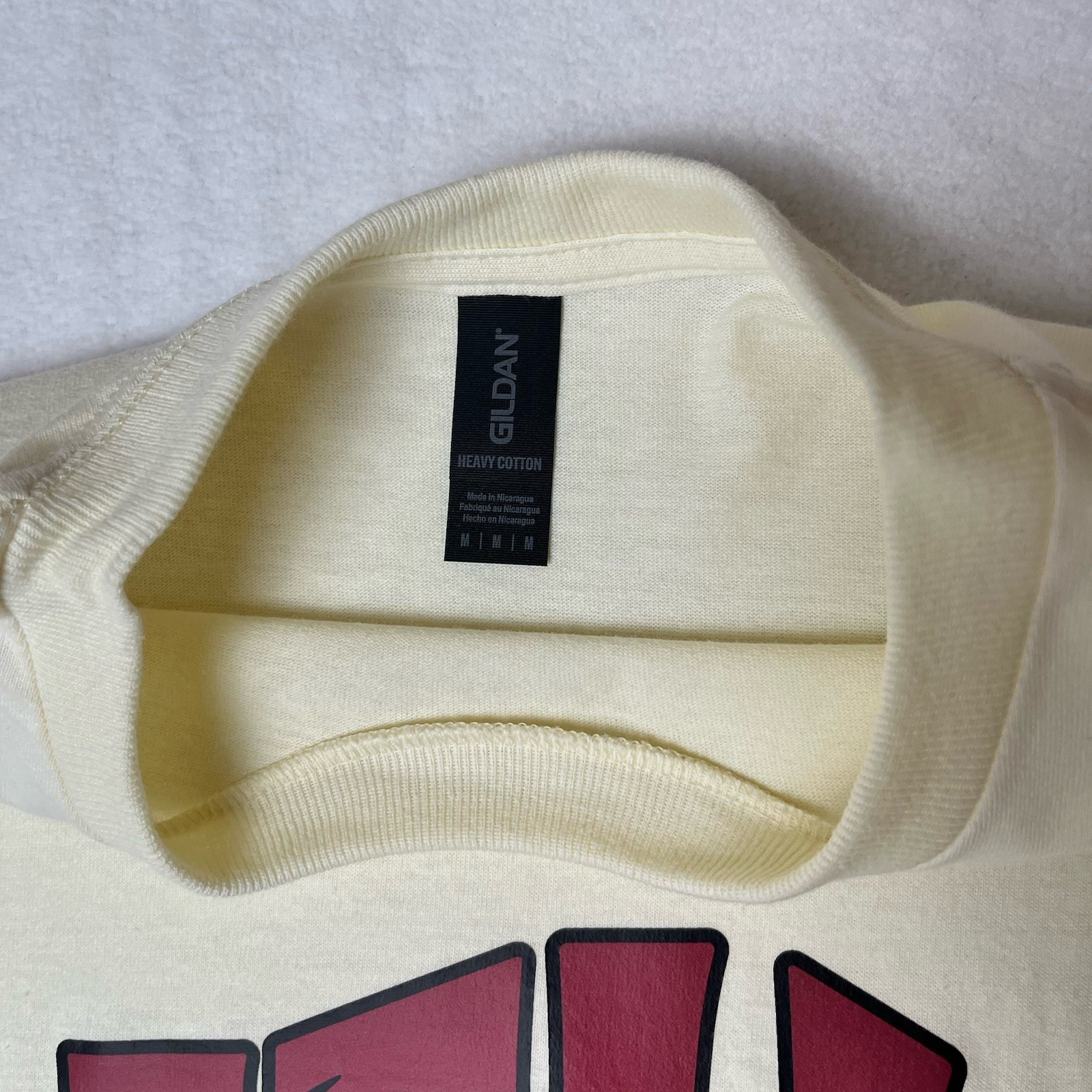 New Gildan Fall Vibes T-Shirt Unisex Medium Ivory Short Sleeve Crew Thanksgiving gallery