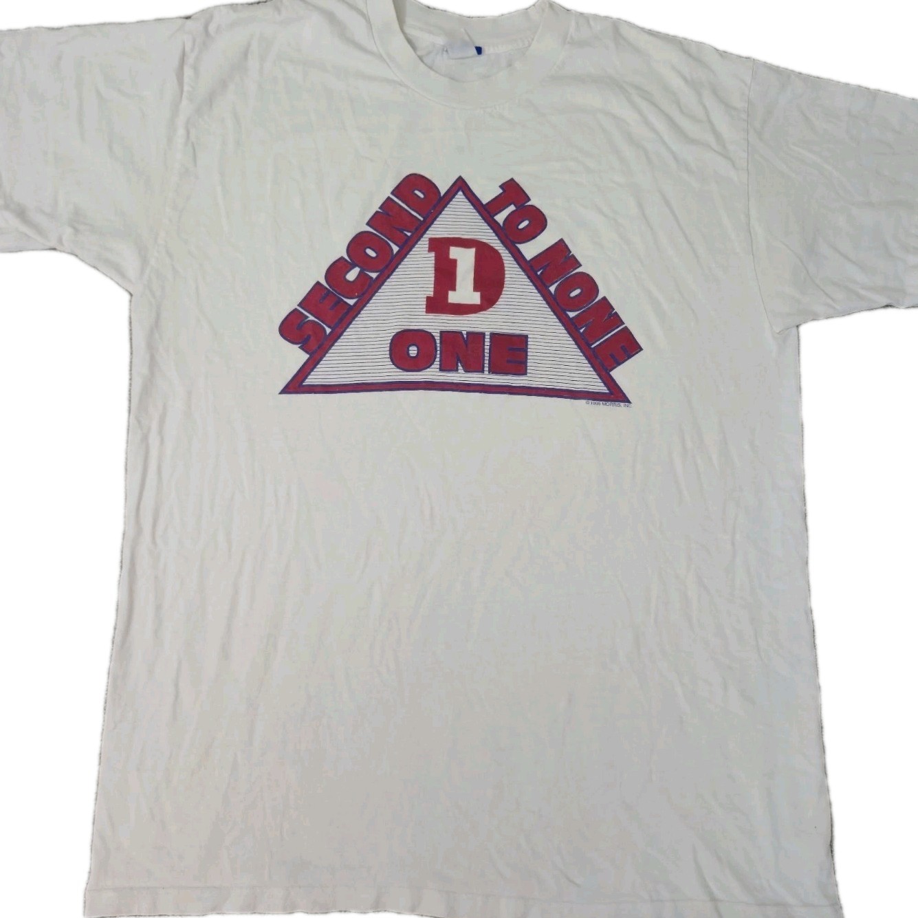 Vintage 1996 Converse Chuck Taylor T Shirt Size XL Star Second To None D1 White gallery