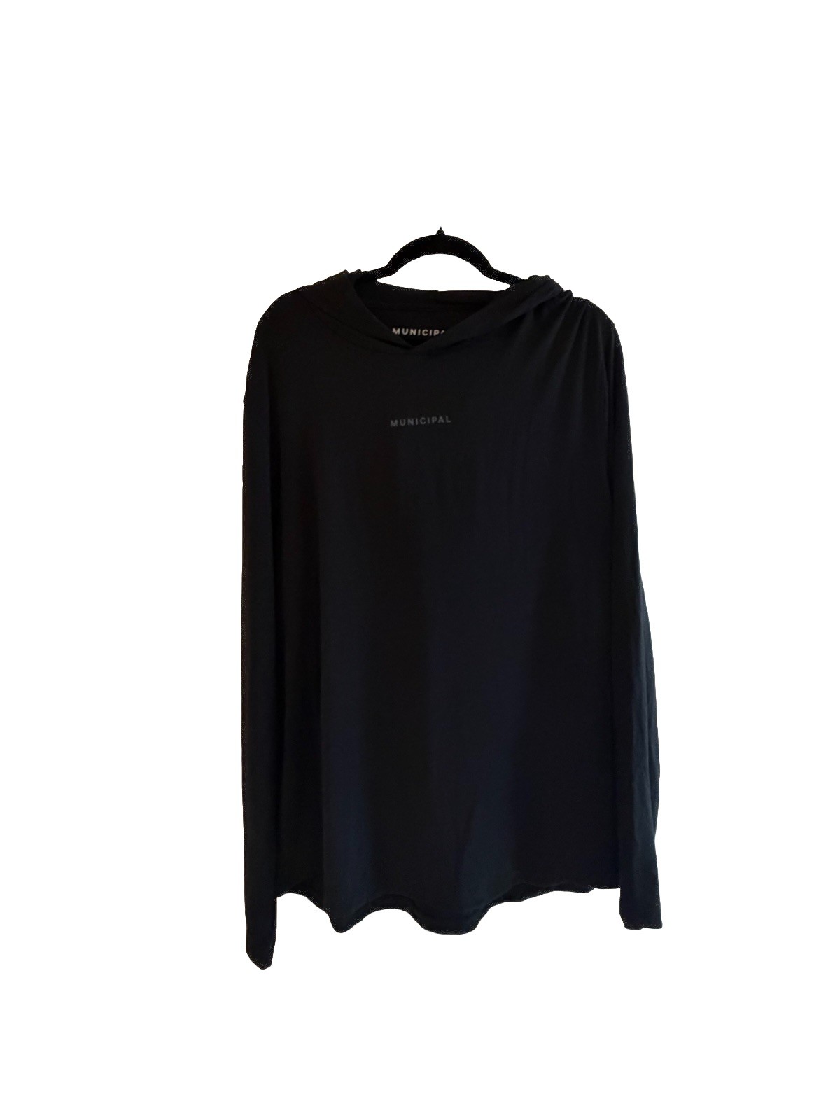 Municipal Men’s Sport Utility Long Sleeve Hooded T-Shirt Black XL NEW W/TAGS gallery