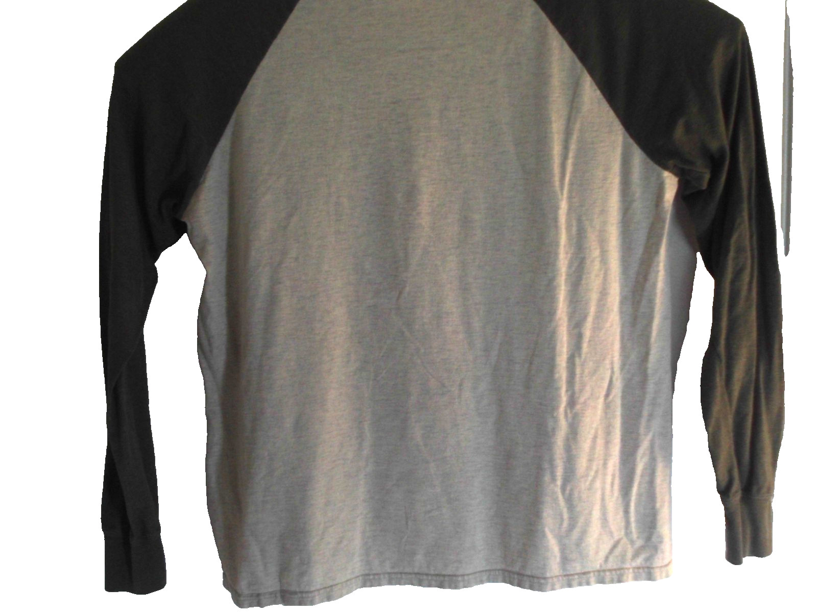 Hanes Men's X Temp Ragland T Shirt Size Large Army Green and Linen White gallery