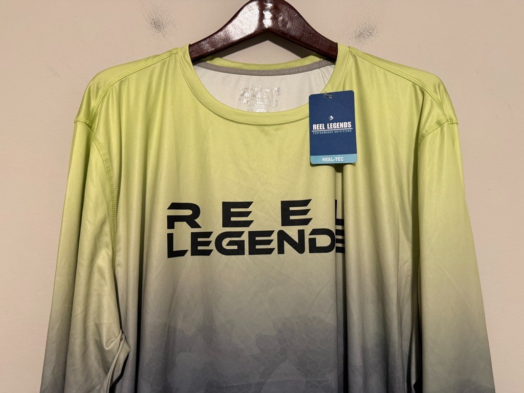 NEW 🎣 Reel Legends Reel-Tec Mens 2XL Fishing Shirt Performance Long Sleeve gallery