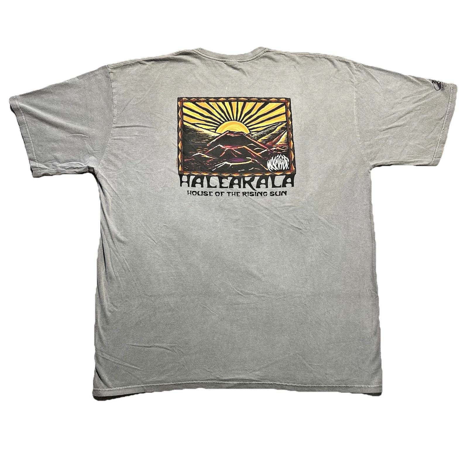 Crazy Shirts Crater Dye Tee 3XL Haleakala Hawaii Double Sided Rare